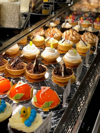 Tarts and other desserts served at Peabody Hotels & Resorts