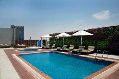 Pool at Grayton Hotel Dubai