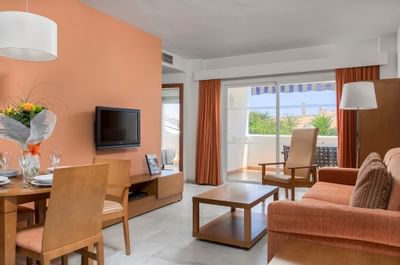 Sahara Sunset One Bedroom Living Room Refurbished