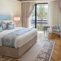 TV & king bed in 6 bedroom residence at Palazzo Versace Dubai