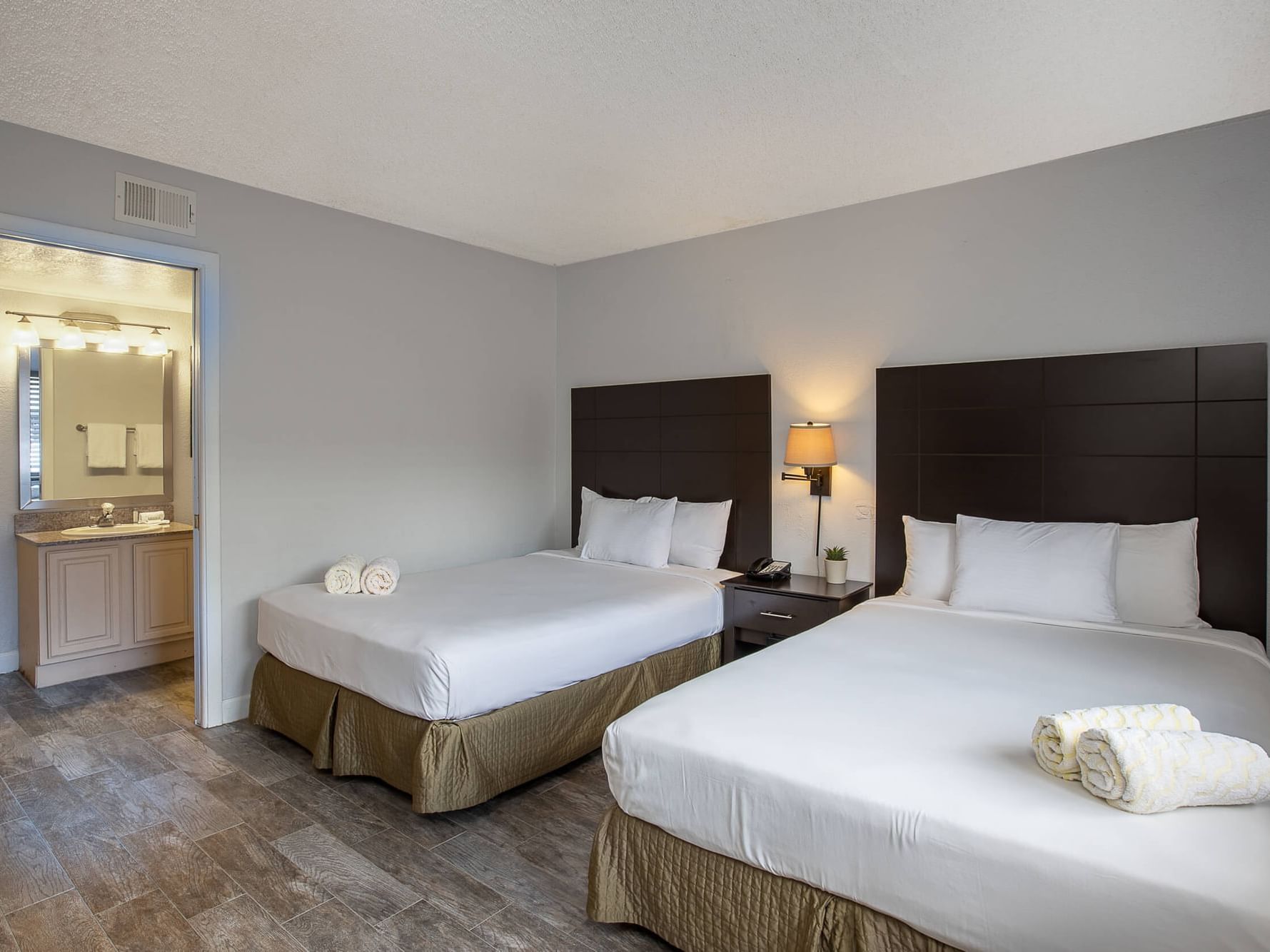 Double Beds in Guest Room at Legacy Vacation Resorts