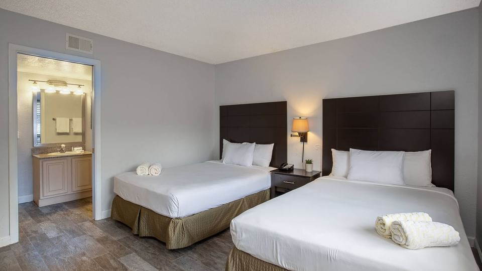 Double Beds in Guest Room at Legacy Vacation Resorts