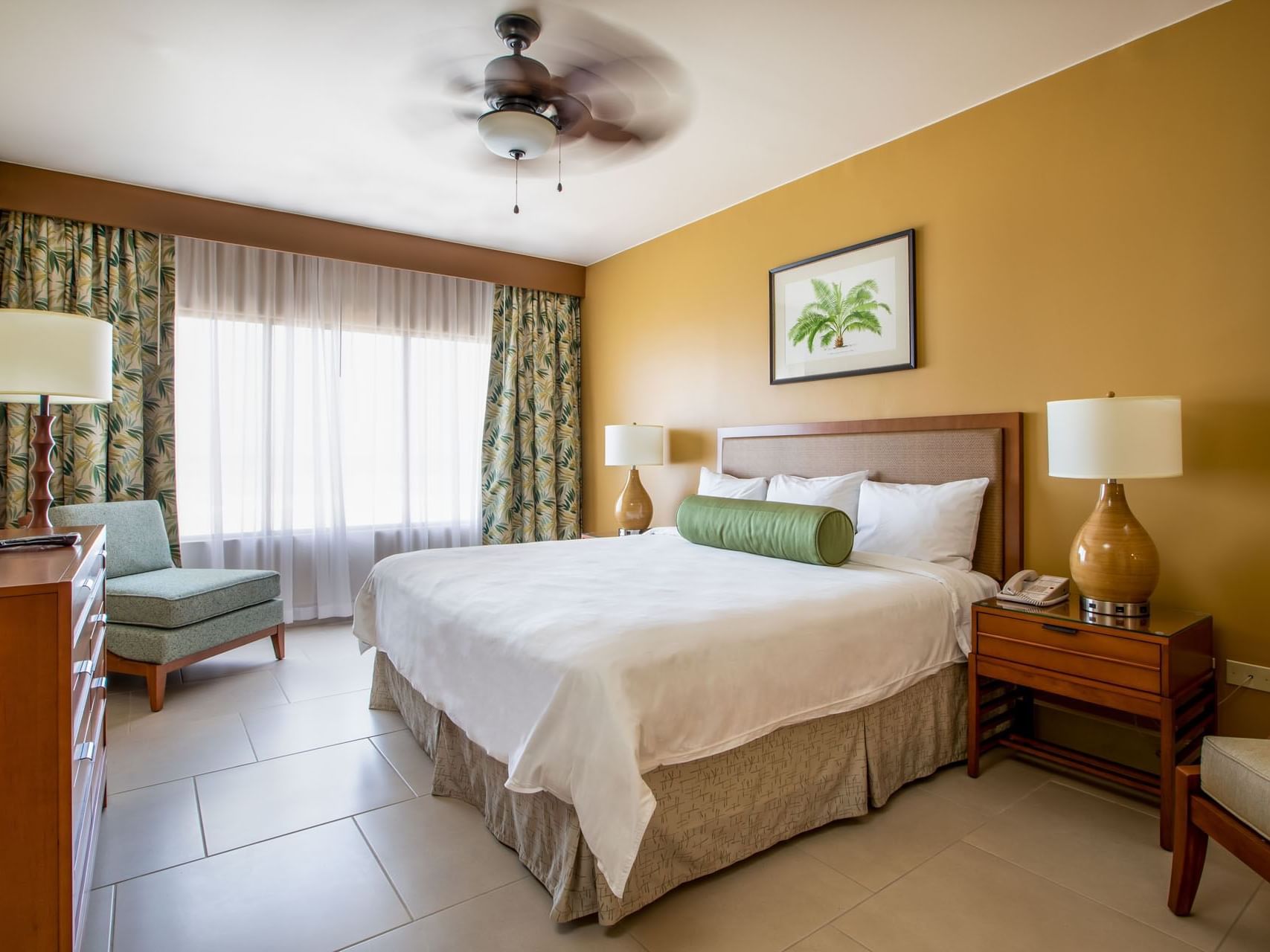 Interior of Premium Condo Bedroom at Eagle Aruba Resort