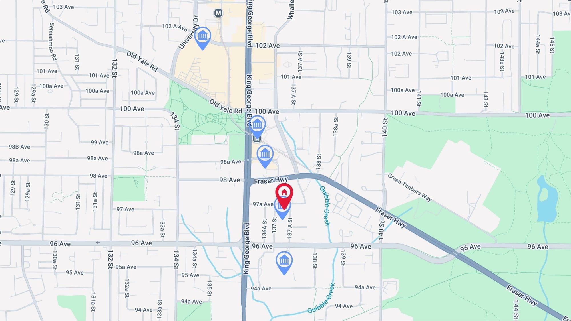 Western Community College Student Residence Map