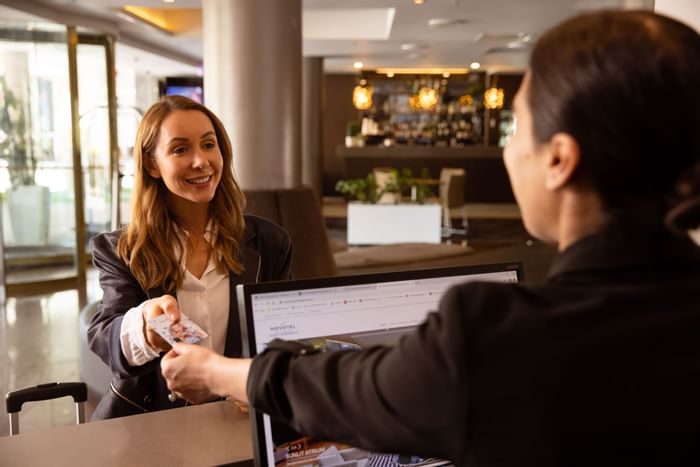 Reception at Novotel Sydney Parramatta