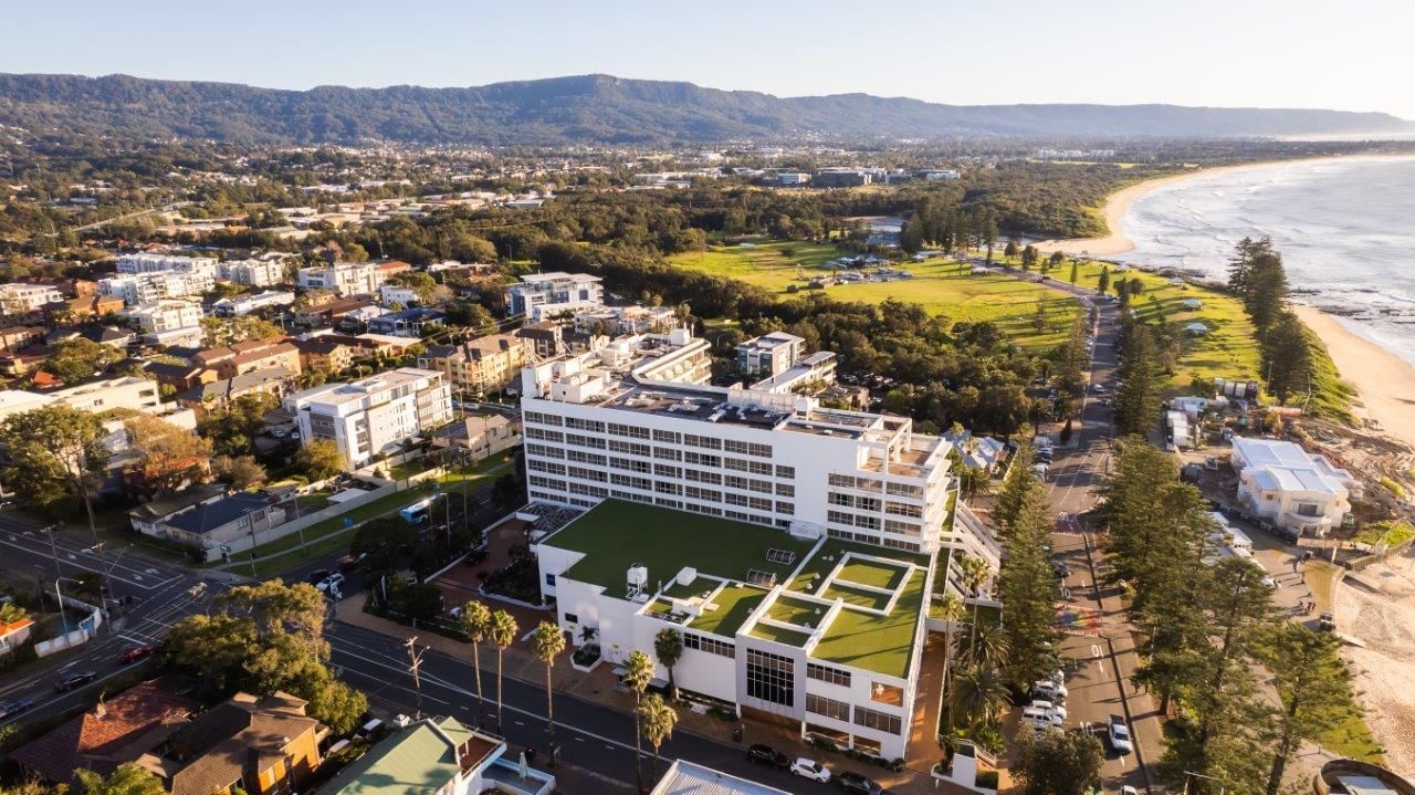 Novotel Wollongong Northbeach View from above