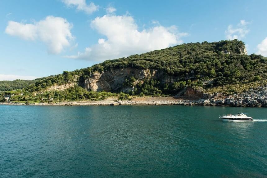 spiaggia su isola palmaria