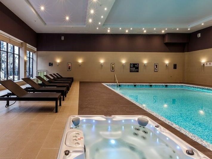 Swimming pool at Hilton Garden Inn Moscow New Riga