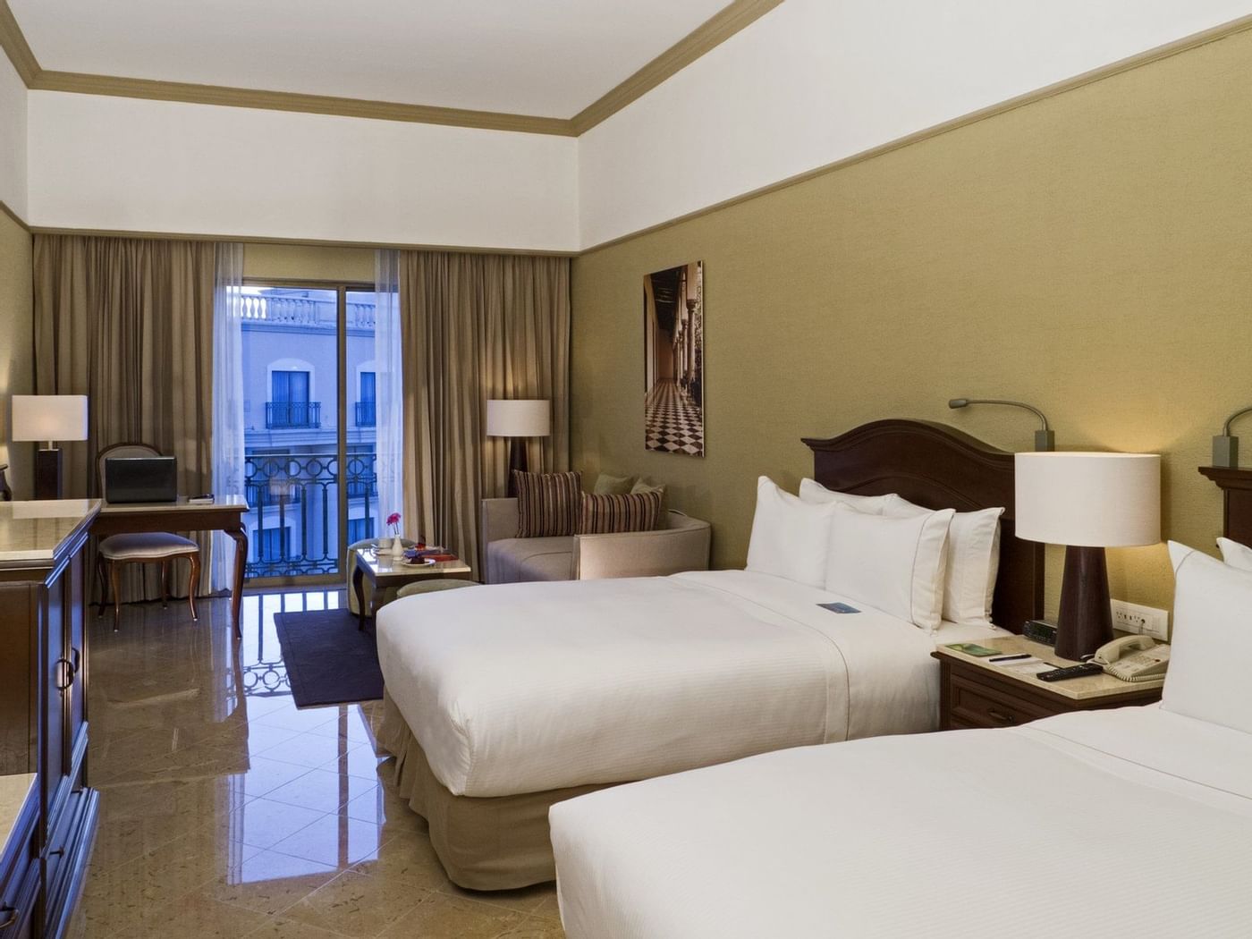 Interior of Fiesta Club 2 Double bedroom at FA Hotels & Resorts