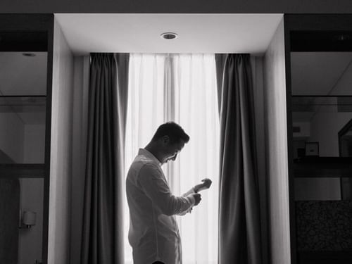 Groom at Sofitel Sydney Wentworth