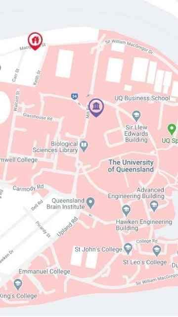 StudentLiving - Macquarie Map