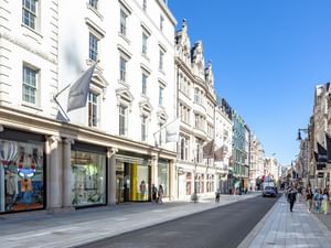 Shopping complex on Bond Street near The May Fair Hotel London