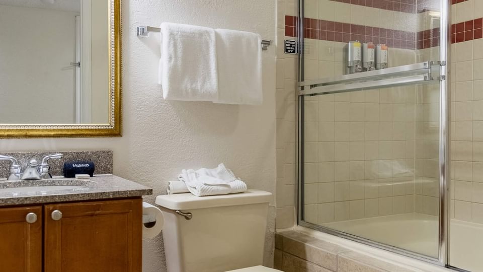 Mini Suite Bathroom at Legacy Vacation Resorts at Lake Buena Vista