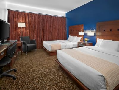 Interior of Deluxe king bedroom at Metterra Hotel on Whyte