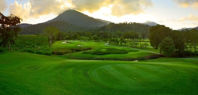 Landscape View of the golf court at Chatrium Golf Resort