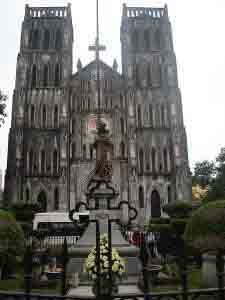 Exterior view of St. Joseph's Cathedral near Sunway Hotel Hanoi