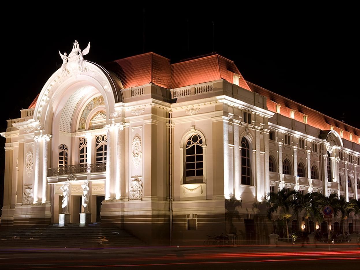 Front exterior of The Saigon Opera House near Eastin Hotels