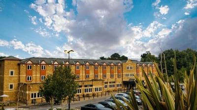 Exterior view of the Village Hotel Maidstone by the street