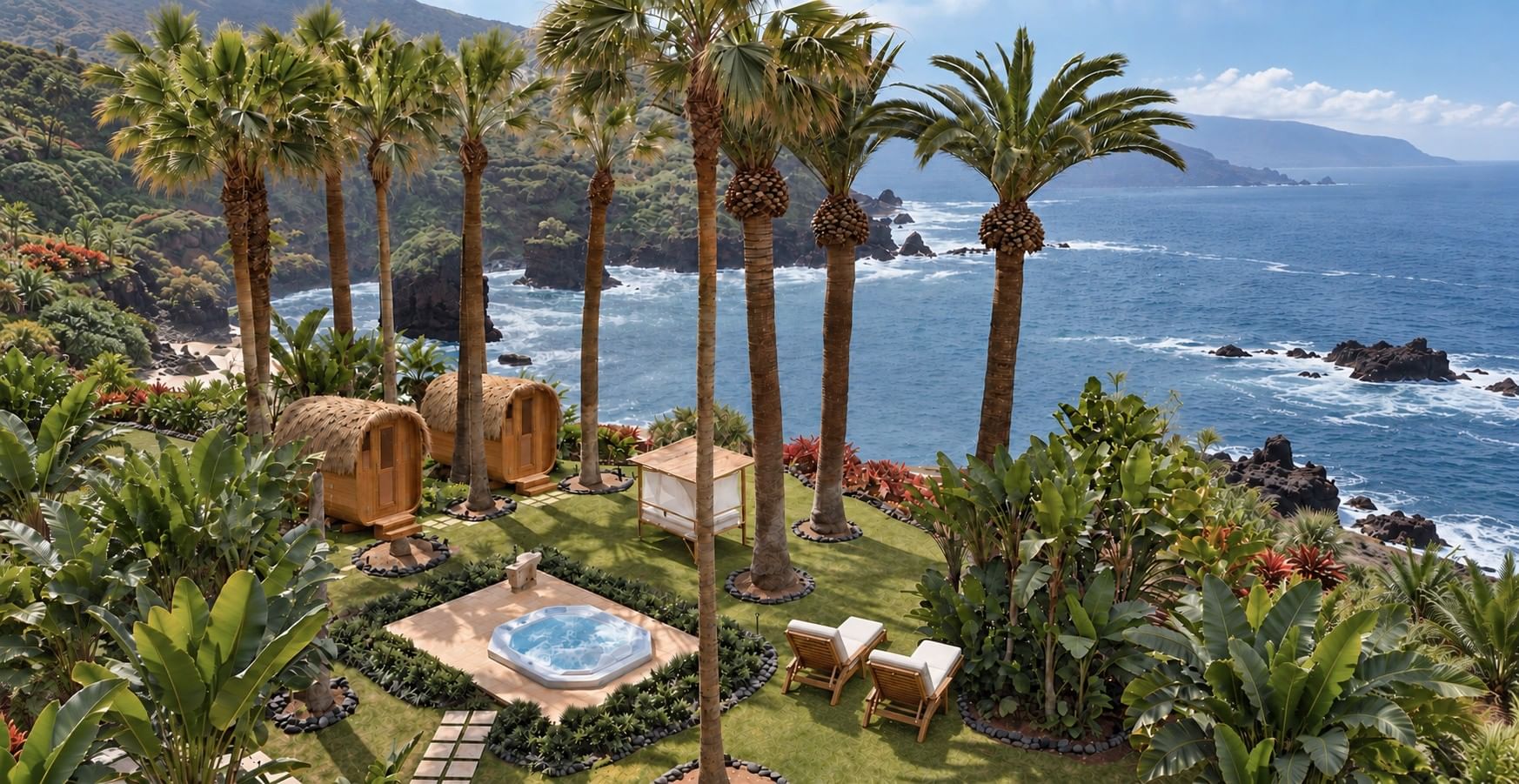 Subtropical gardens above the Atlantic at Precise Resort Tenerife