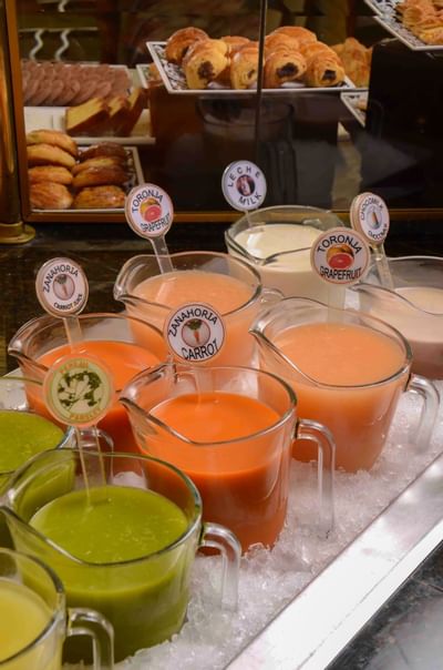 Lovely Health foods in Hotels Grupo Guadalajara
