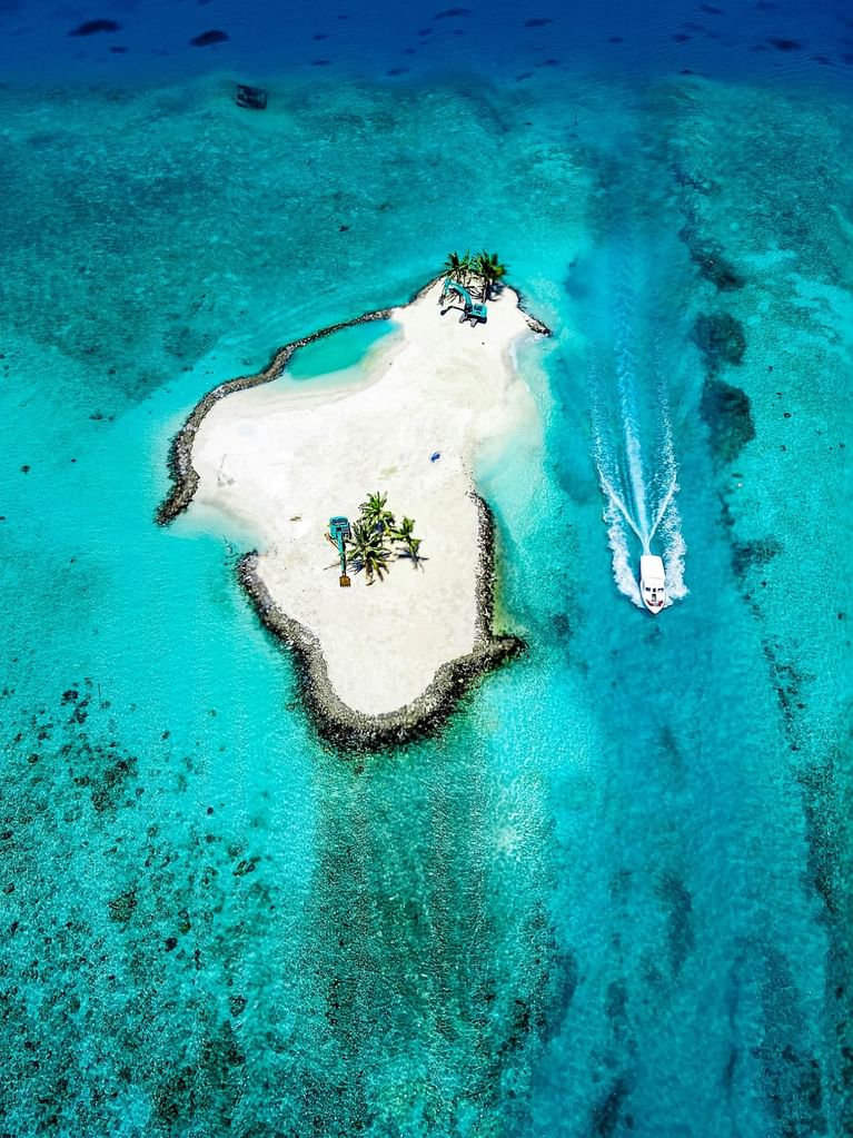 small island view