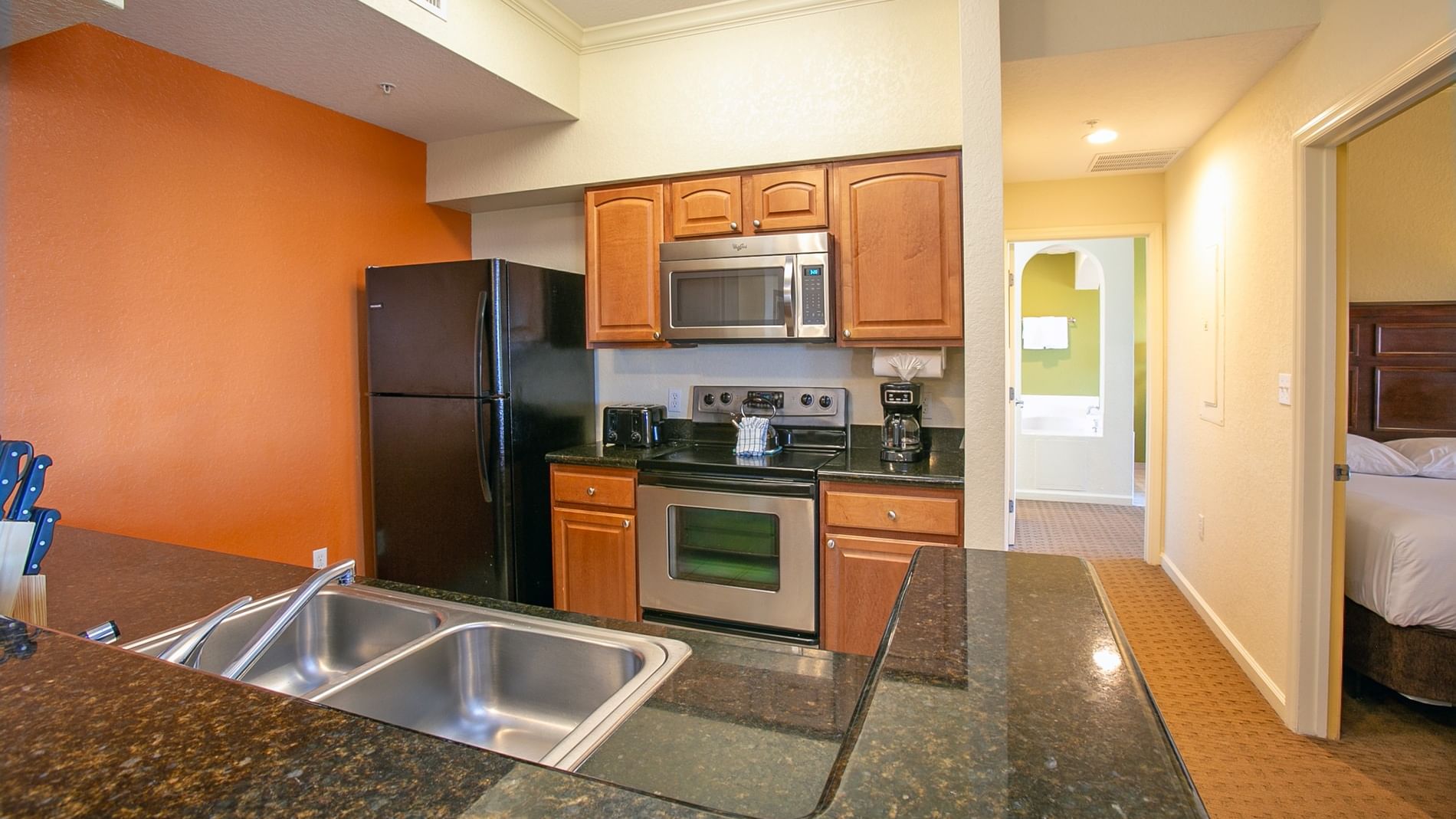 Fully Equipped Kitchen in a four bedroom 4 bath suite