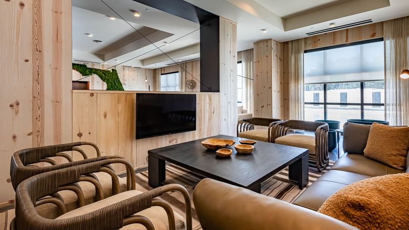 Lobby sitting area at The Lodge 30A