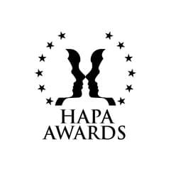 Logo of Hapa Awards at One Farrer Hotel