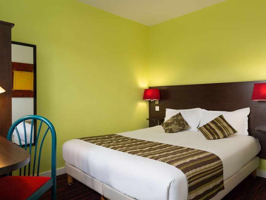 The superior 1 to 4 person room at the Originals hotels
