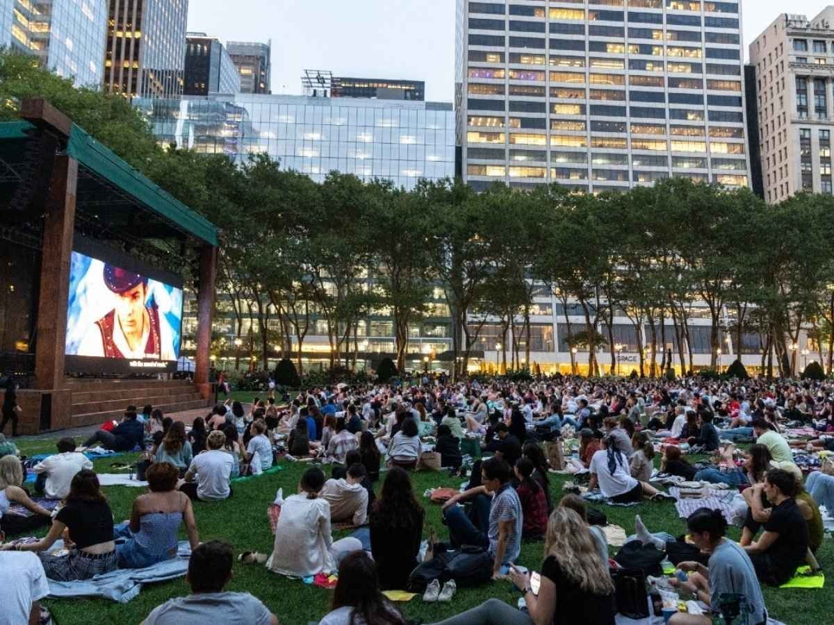 Bryant Park Movie Nights in NYC