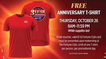 Free Anniversary T-Shirt