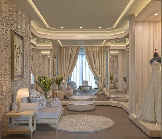 Interior of the wedding room at Haven Riviera Cancun