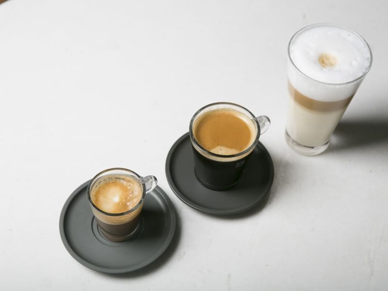 Coffee & latte in Sacré Coeur at Fiesta Americana Travelty