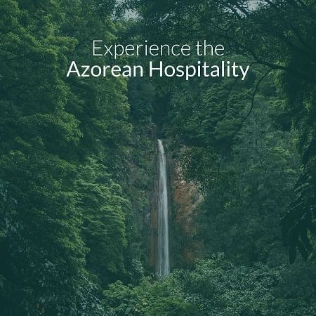 Experience the Azorean Hospitality poster used at Bensaude Hotels Collection