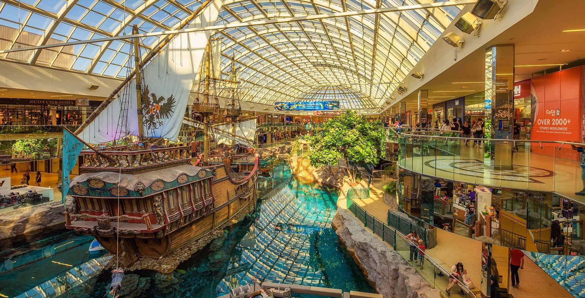 West Edmonton Mall Canada Map