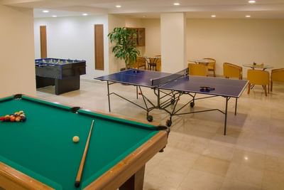Games area at Plaza Pelicanos Grand Beach Resort Hotel