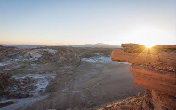 view of Piedra del Coyote near NOI Casa Atacama hotel
