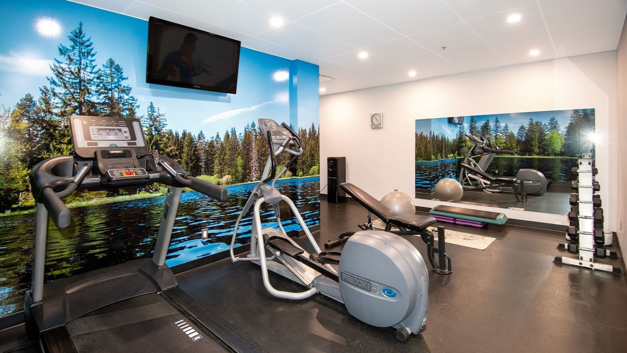 Fitness Centre with fitness equipments