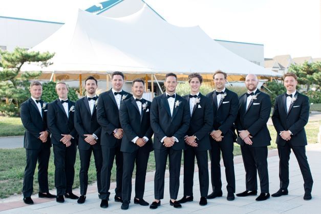 Group of Groom & groomsmen at Ocean Place Resort & Spa