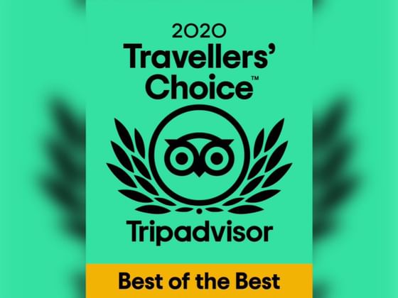 Travellers' Choice by TripAdvisor at Chatrium Residence Sathon