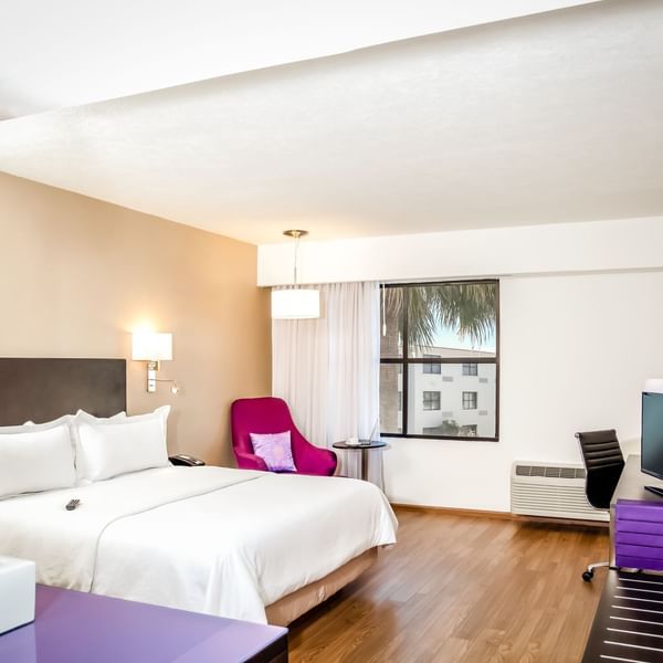 Interior of Executive Room with working desk at Fiesta Inn