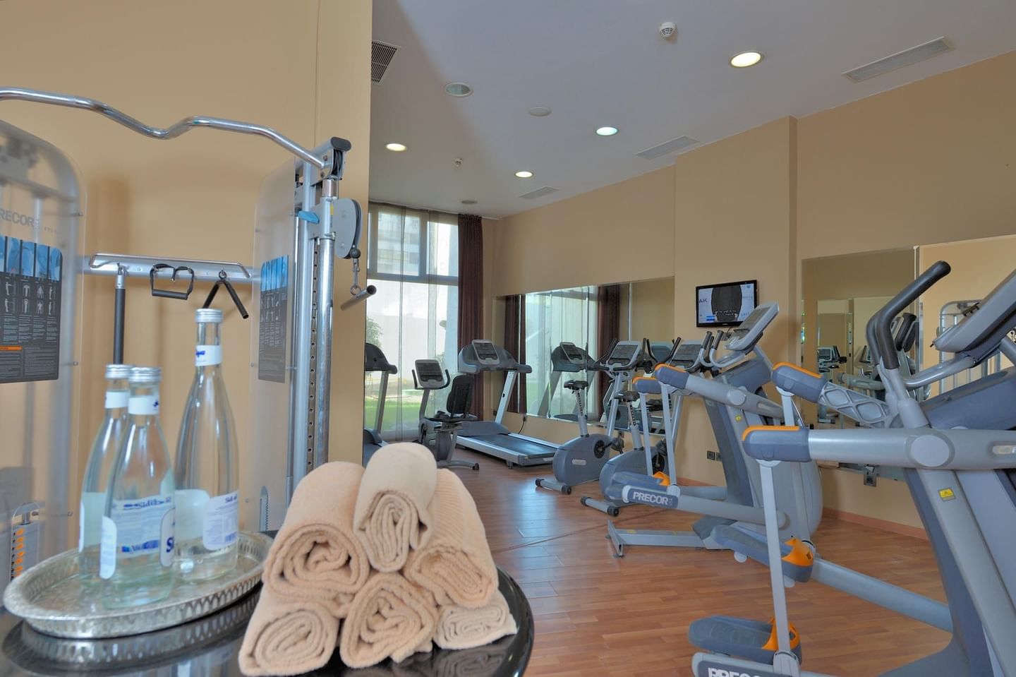 Fitness center at Kenzi Solazur Hotel in Tangier, Morocco