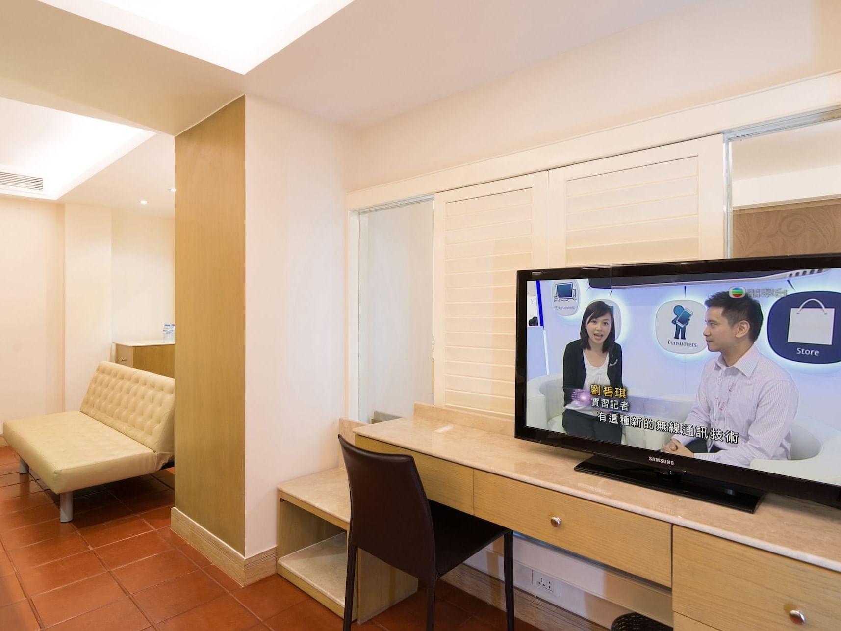 Studio Suite with TV and sitting area  at Empress Hotel Saigon