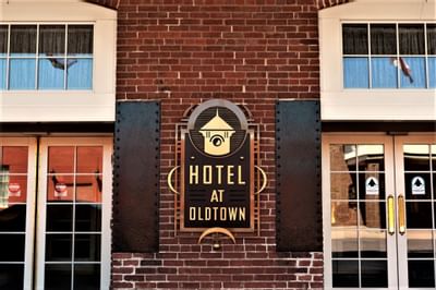 The Hotel Sign of Hotel at Old Town Wichita