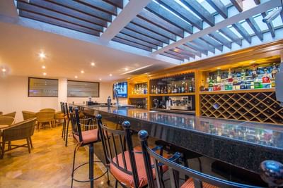 View of bar counter in the lobby at Buenaventura Grand Hotel