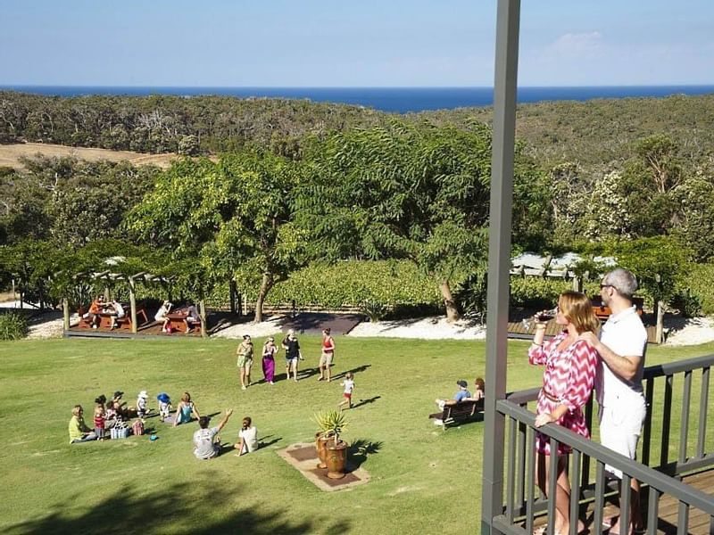 Landscape view of Wise Eagle Bay near Pullman Bunker Bay Resort