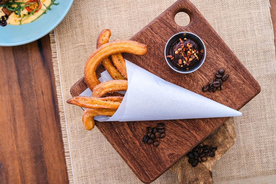 Churro meal in Calabash Beach Bistro at Bougainvillea Barbados