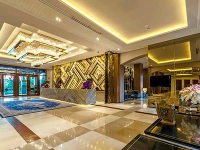 Interior of a Business Center at Chatrium Royal Lake Yangon