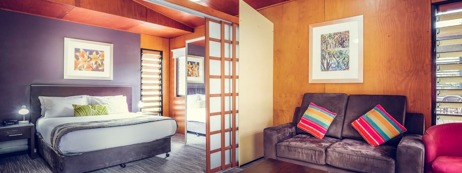 Interior of the Bungalow at Mercure Darwin Airport