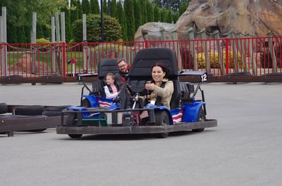 Go Karting in Fun Park at Triple Play Resort Hotel